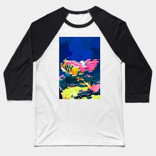 Abstract lava car Baseball T-Shirt